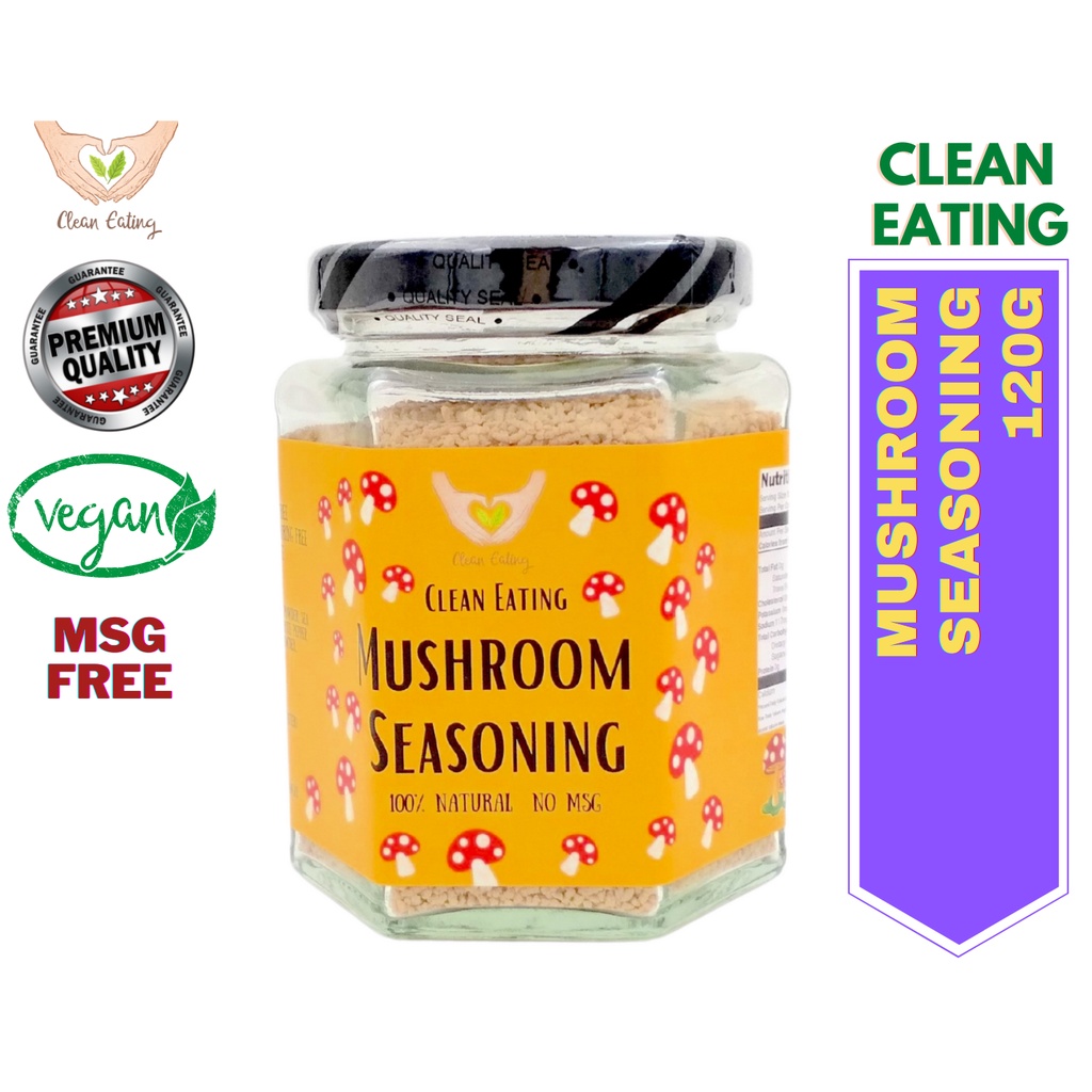 Clean Eating Mushroom Seasoning 120g (MSG FREE) Shopee Malaysia