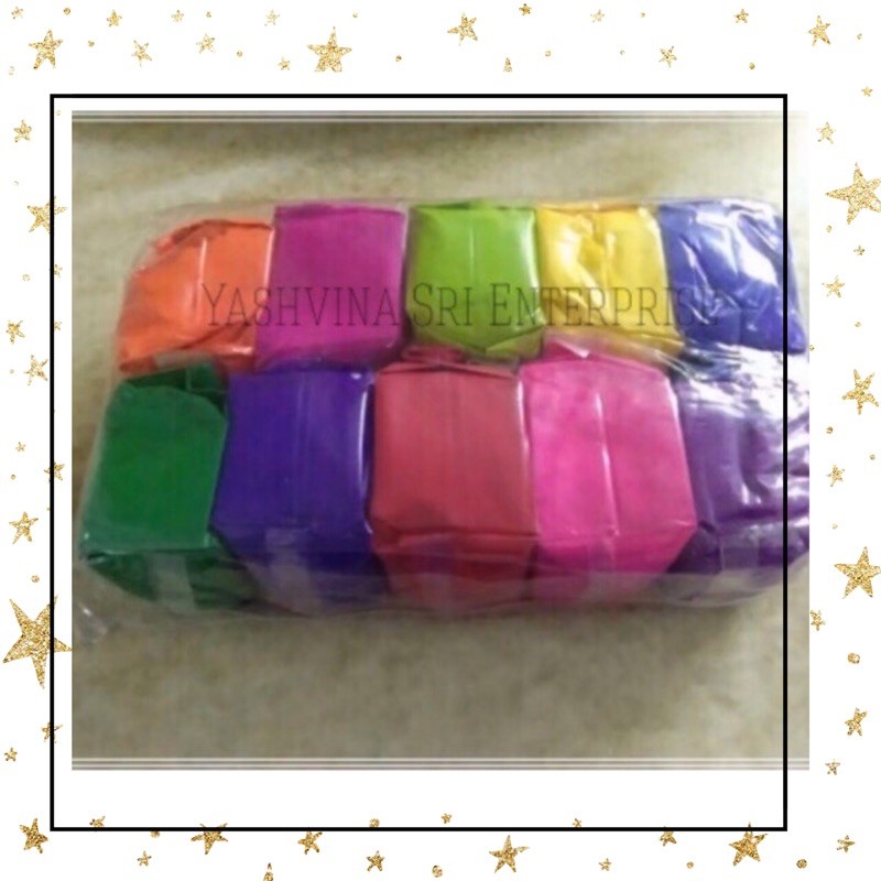 Holi Colour/Rangoli Powder Per Packet (10 colours) Suitable for Colour