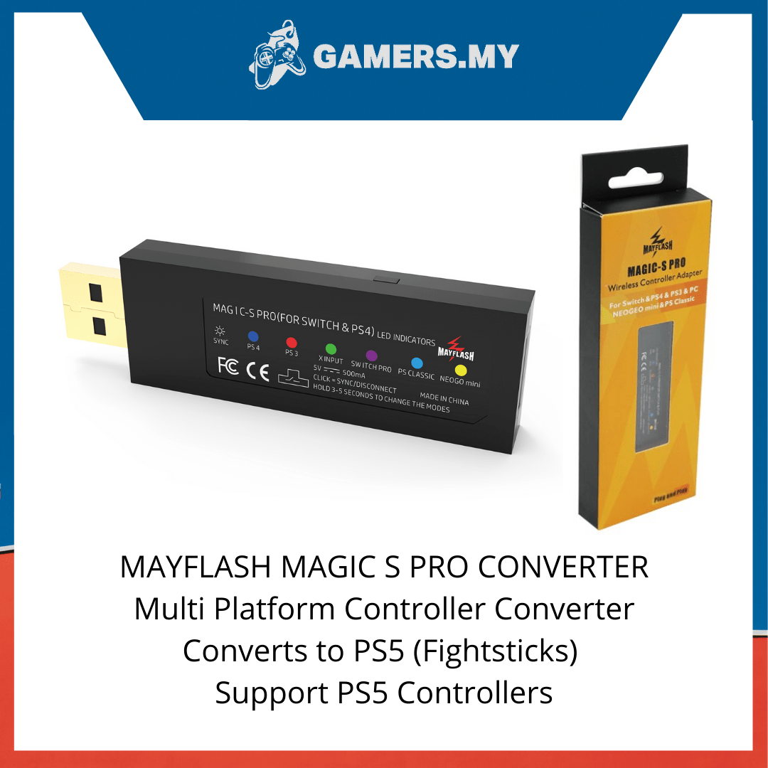 MAYFLASH MagicS Pro Wireless Bluetooth Controller Adapter