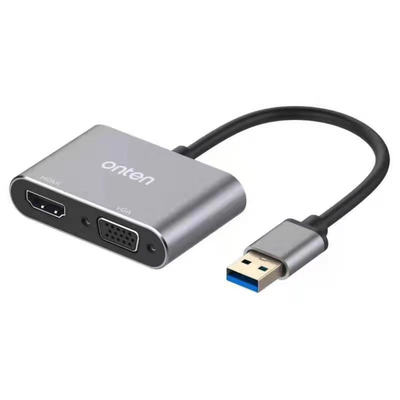ONTEN USB 3.0 TO HDMI/VGA ADAPTER Shopee Malaysia
