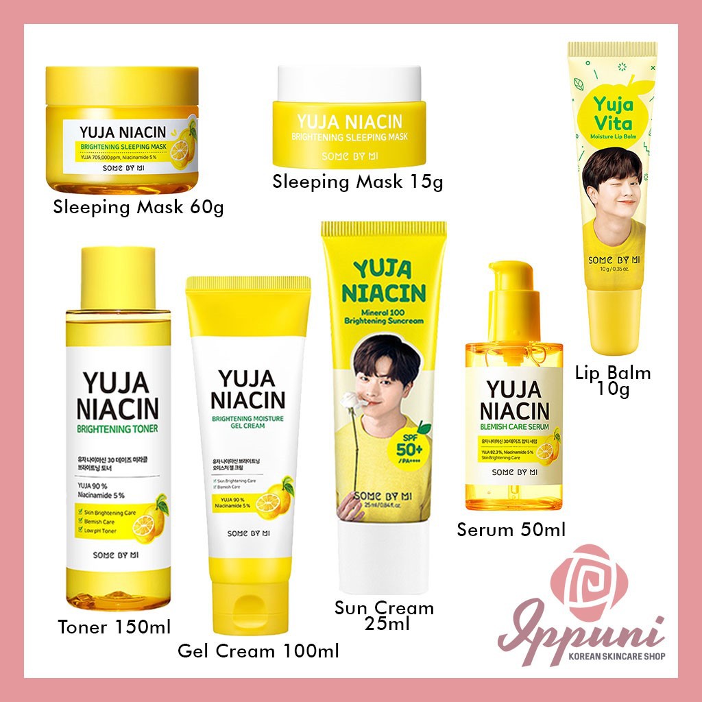 SOMEBYMI Yuja Niacin Brightening Toner / Serum / Gel Cream