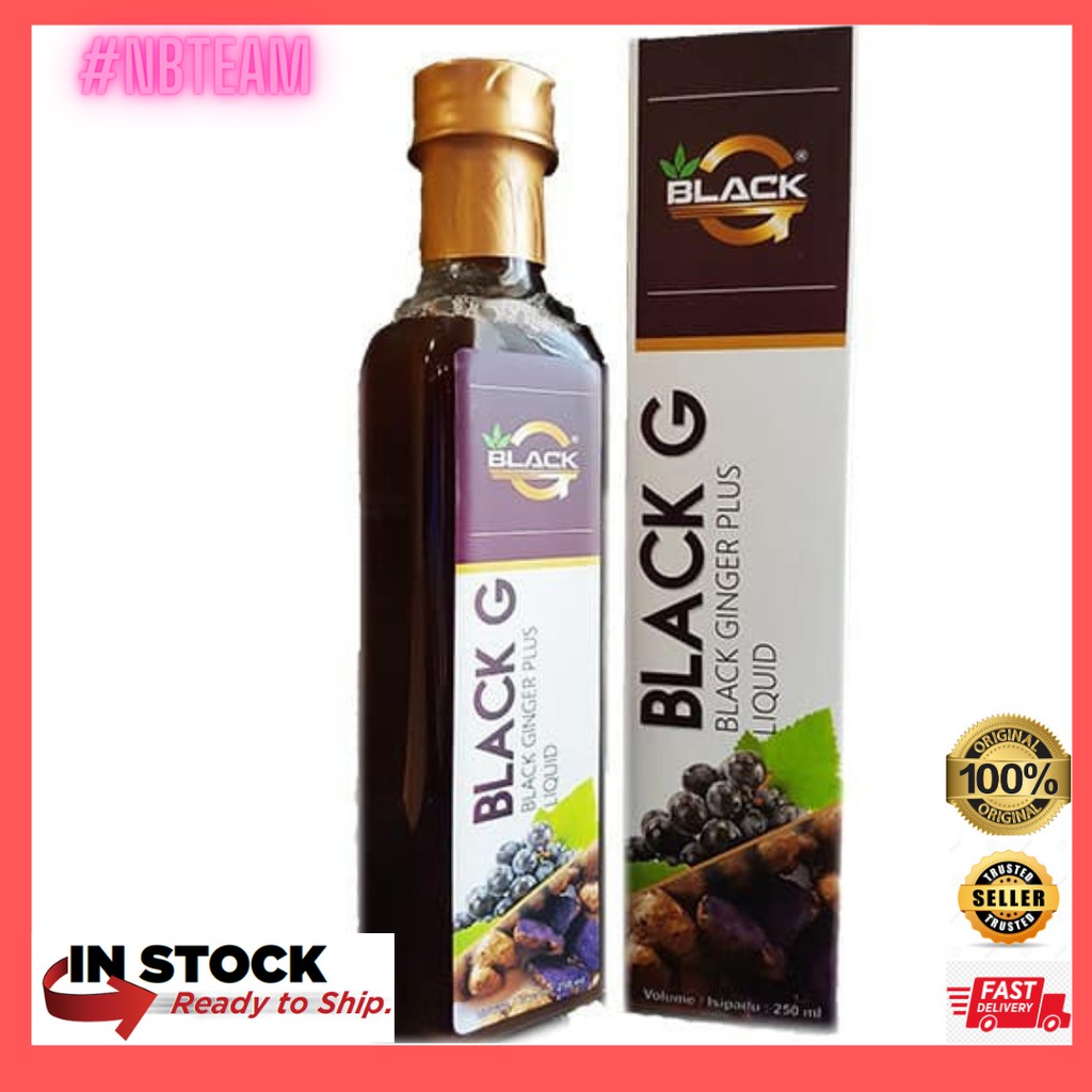 [ PRODUK MARDI ] BLACK GINGER Plus Liquid {Sijil Halal