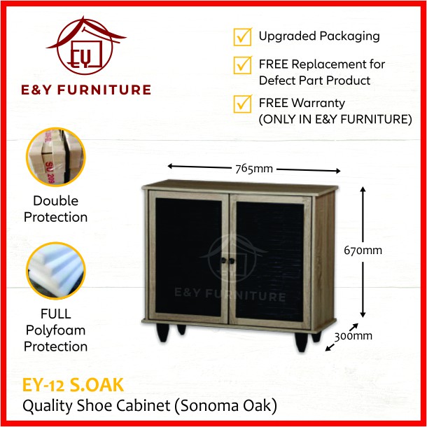 Rak Kasut Bertutup Premium Shoe Rack with door Modern shoe rack