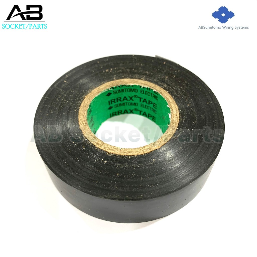 Irrax Sumitomo, Black, Gray, Electrical Tape, , PVC, 19MM x 30M x .09mm