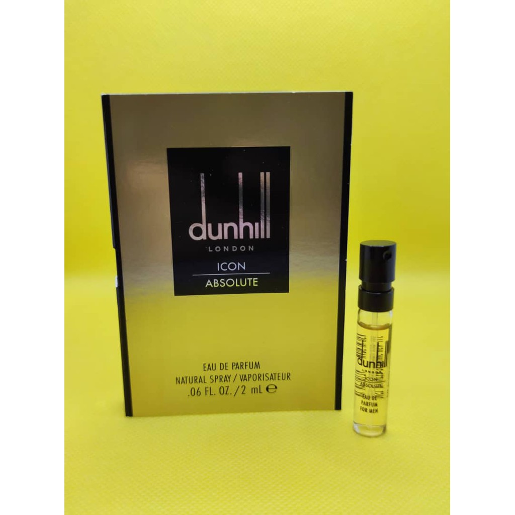 Vial Perfume Dunhil ICON ABSOLUTE EDP For Men 2ml / Minyak Wangi Lelaki Shopee Malaysia