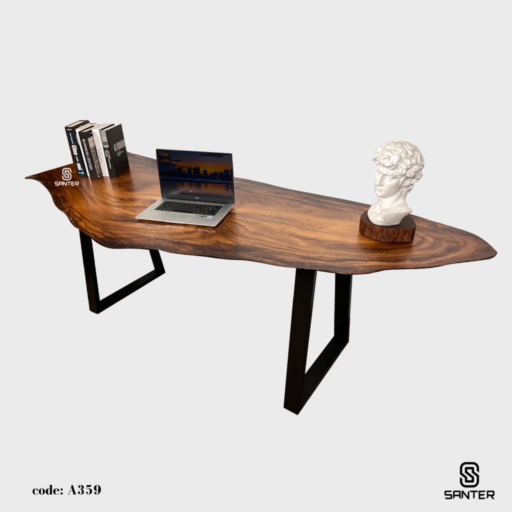 A359. Raintree Solid Wood Office Table / Study Table Shopee Malaysia