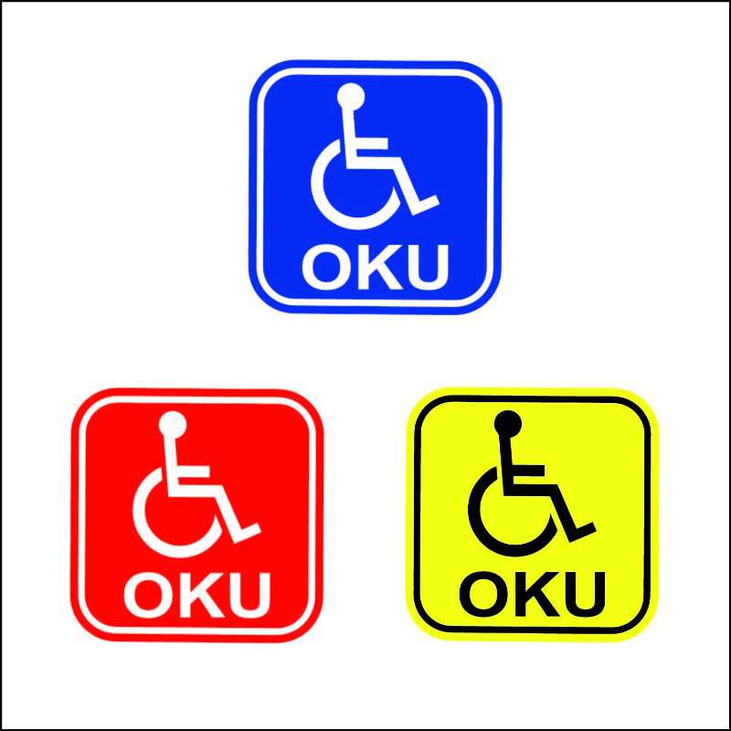 OKU sticker (JPJ approved sticker) Shopee Malaysia