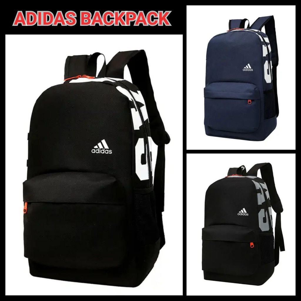 ADIDAS BACKPACK LAPTOP BAG TRAVEL SCHOOL BAG & BEG SEKOLAH Shopee