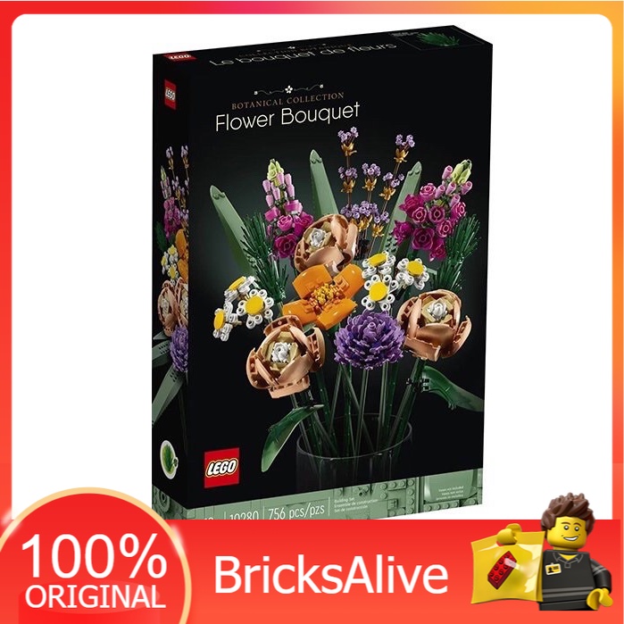 [BricksAlive] LEGO CREATOR EXPERT Flower Bouquet 10280 Shopee Malaysia
