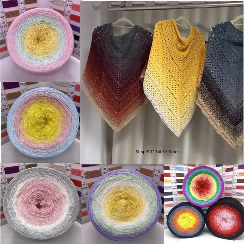 300 G Korean Fashion Cake Yarn 100 Mercerized Organic Cotton Hand