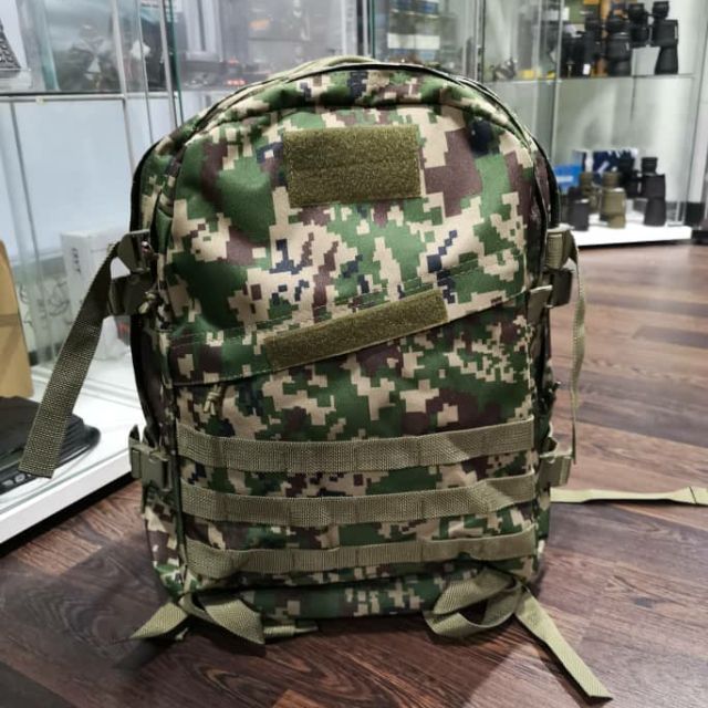 READY STOCK Military Tactical Bag Pack Digital Malaysian Army Bag