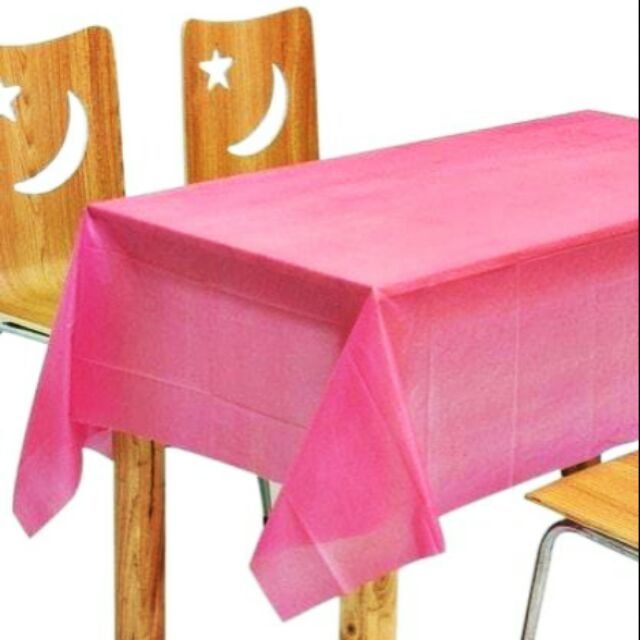 Disposable Plastic Table Cloths (10pcs) Shopee Malaysia