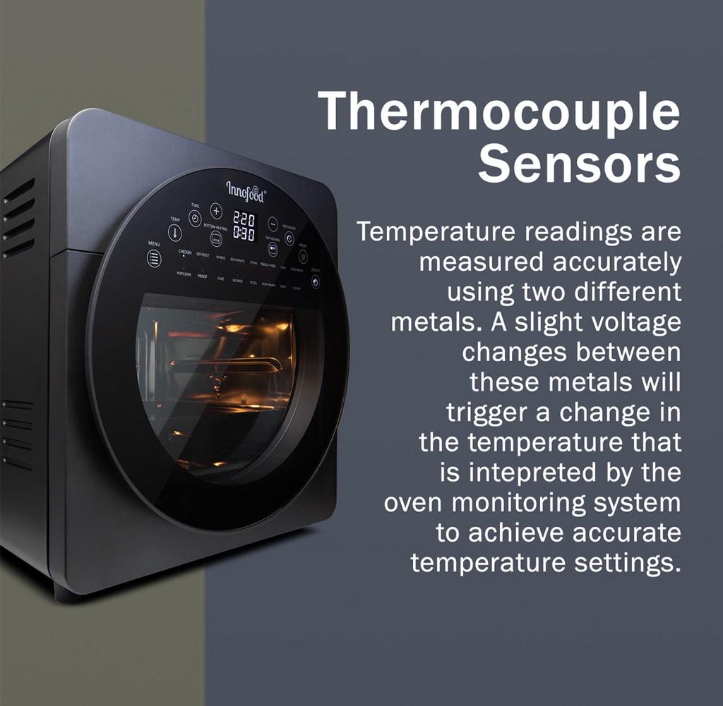 Innofood 16in1 Digital Air Fryer Oven With Fermenting And Dehydrating