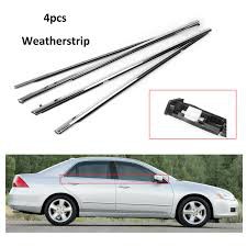 Honda Accord 2003 - 2007 OEM Chrome Window Weather Strip Door Glass