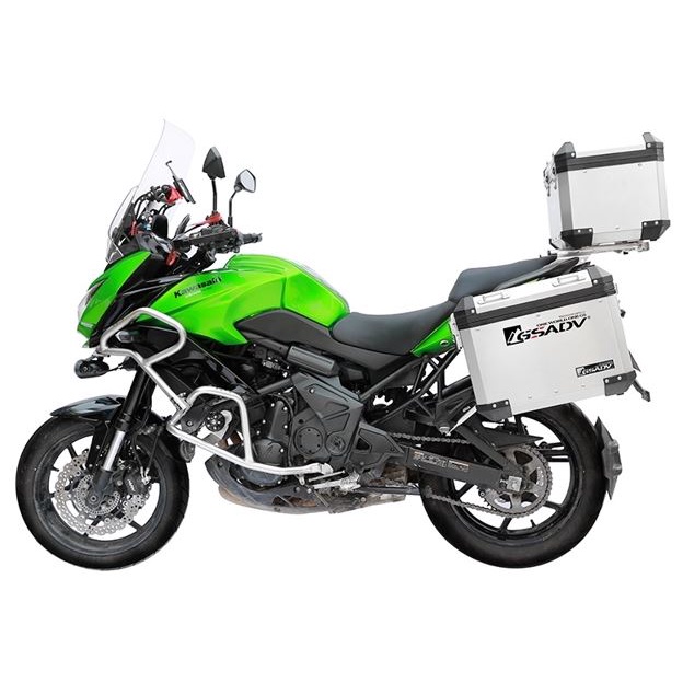 GSADV Kawasaki Versys 650 20152020 Motorcycle Top Box Aluminium & Side