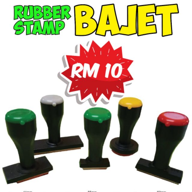 RUBBER STAMP (GETAH MERAH) Shopee Malaysia