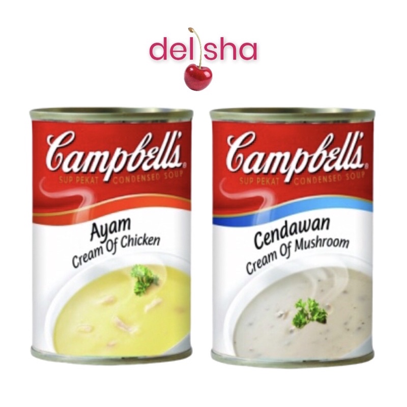 Campbells Mushroom Soup & Chicken Soup (300g) Shopee Malaysia