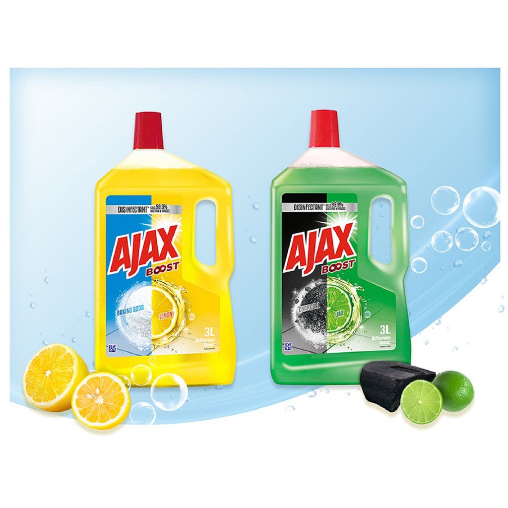 Ajax Boost Floor Cleaner 3L 2 Variants Shopee Malaysia