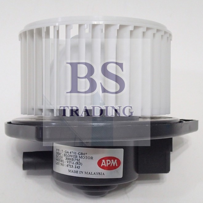 PERODUA VIVA AIR COND BLOWER MOTOR COMPLETE WITH BLOWER WHEEL (APM) (3258) Shopee Malaysia