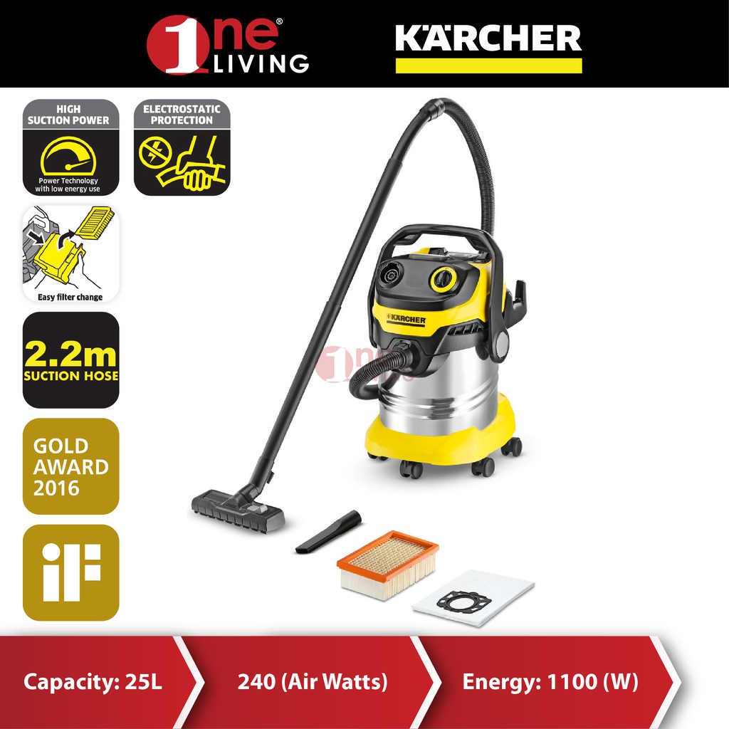 Karcher MultiPurpose Vacuum Cleaner WD5 Premium Shopee Malaysia