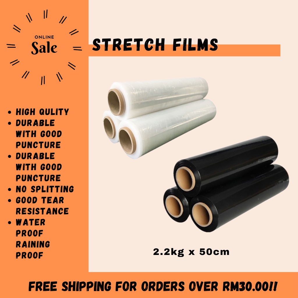 Clear Stretch Film/Black Stretch Film/ Stretch Film/ Wrapping Film