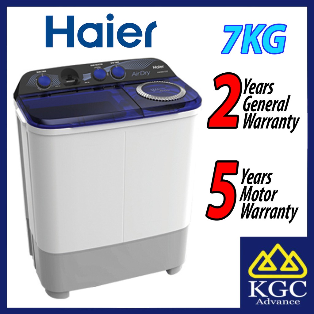 Haier 7kg Semi Auto Washing Machine Washer HWM70SX3 Shopee Malaysia