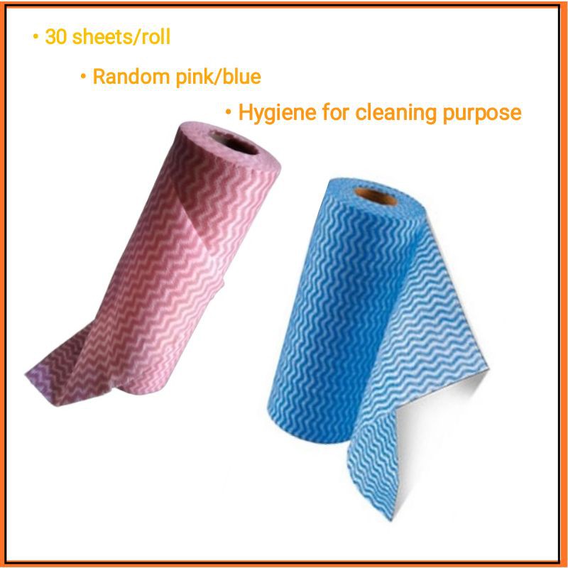 Disposable Cleaning Cloth (30sheets/roll) Shopee Malaysia