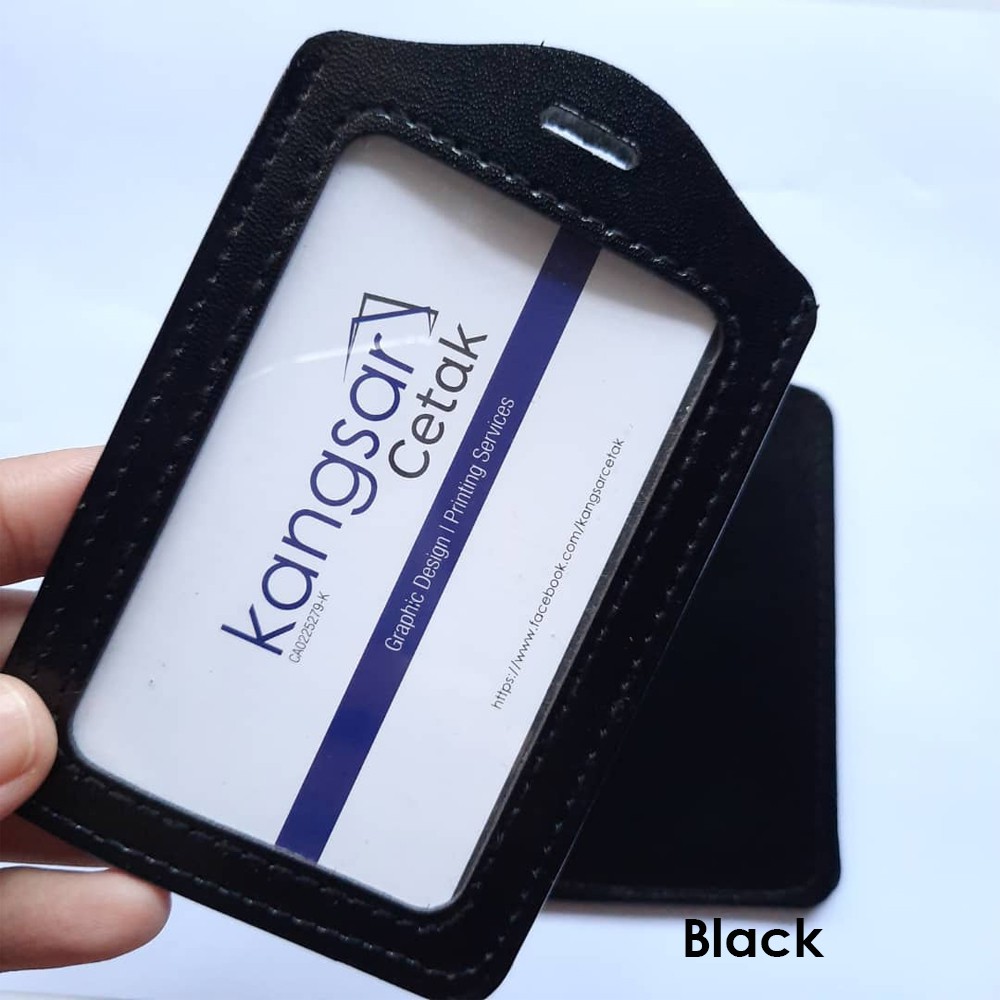 PU Leather ID Card Holder Lanyard Card Holder Student card holder