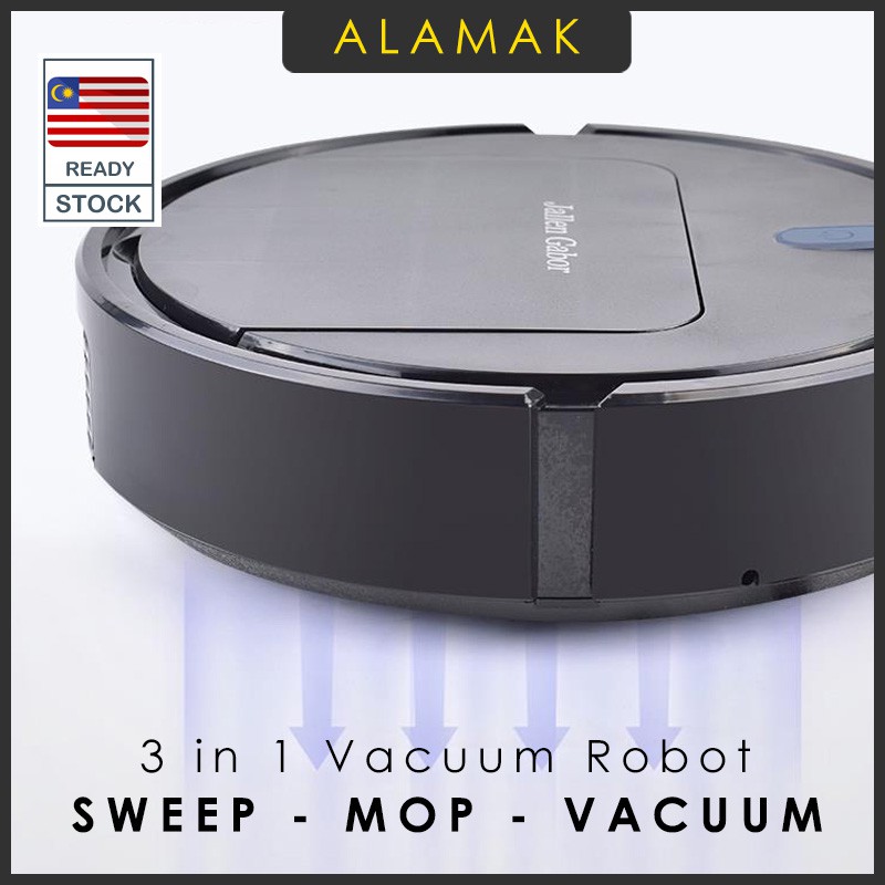 Genuine Jallen Gabor 3 in 1 smart sweep mop vacuum cleaning robot Shopee Malaysia
