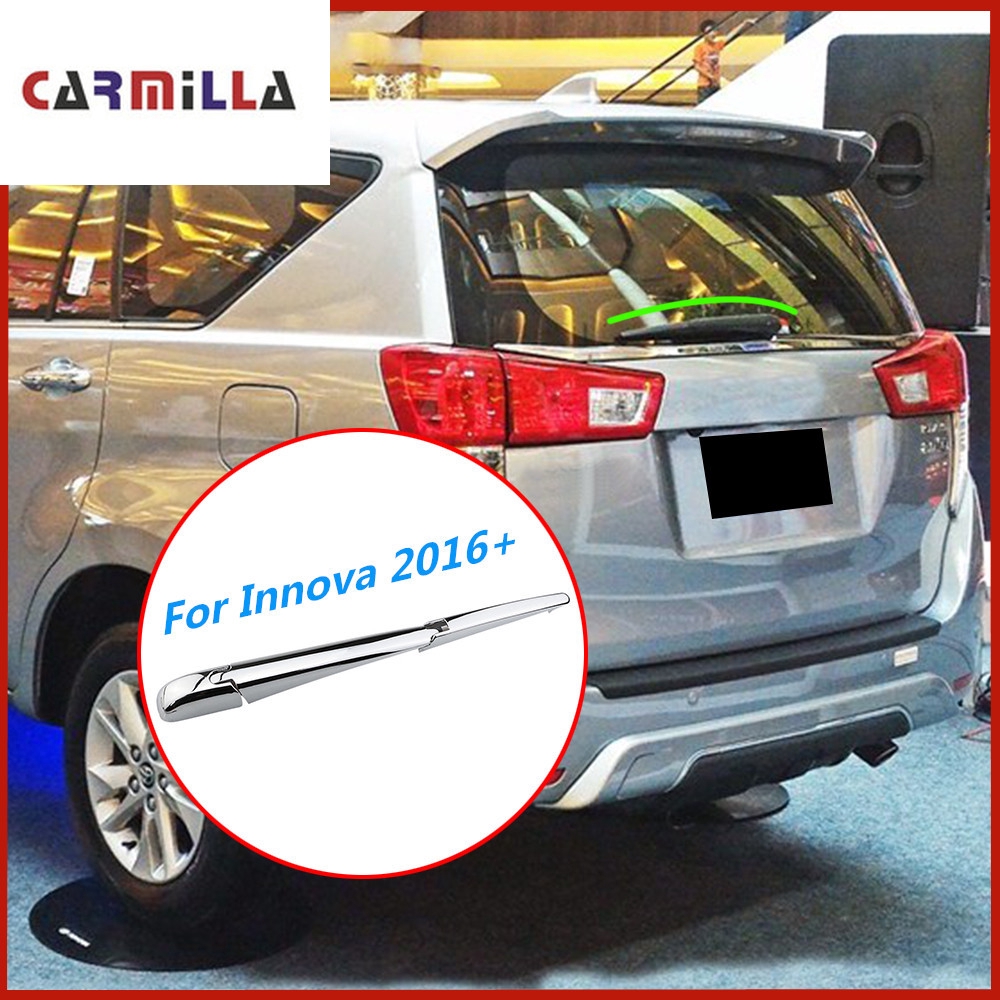 Car Rear Wiper Blade Cover For Toyota Innova 2016+ Chrome Shopee Malaysia