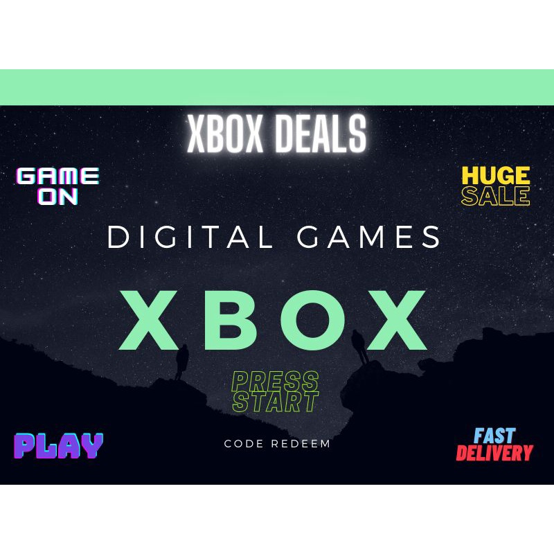 Xbox Digital Games Xbox series S Xbox series X Xbox One SALE