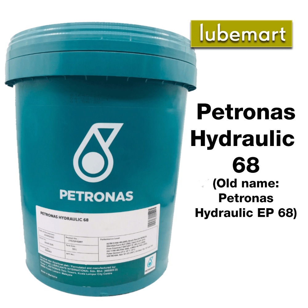 Hydraulic Oil 68 HYDRAULIC 68 PETRONAS HYDRAULIC OIL 68 (18 LITERS) HYDRAULIC OIL Shopee