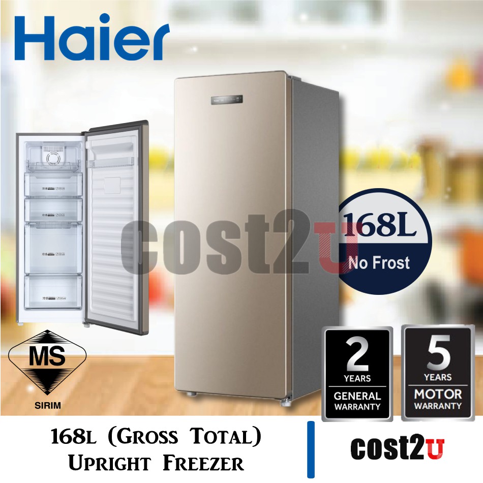Haier 168L Upright Freezer BD168WL BD168WL (Pembeku Dada