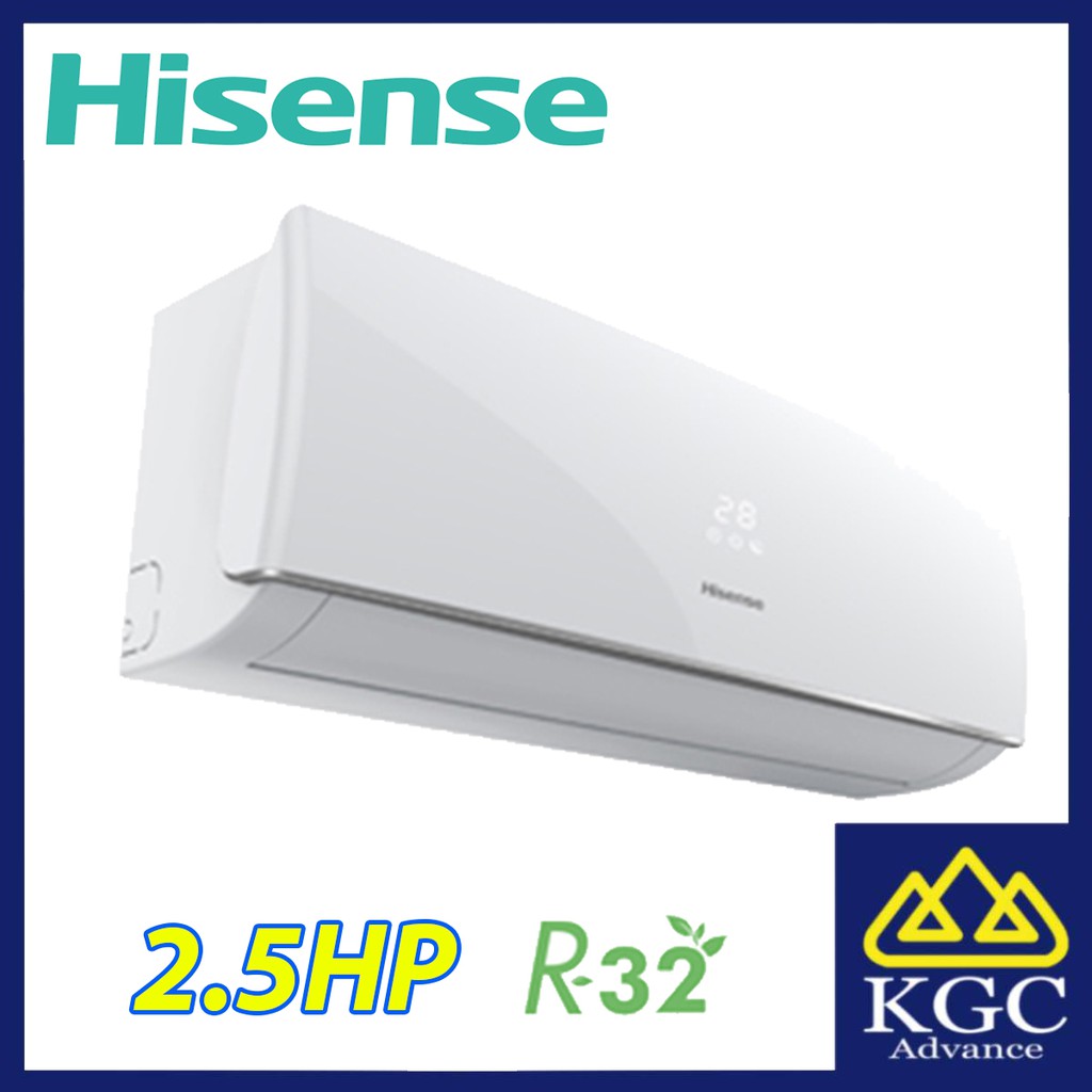 Hisense 2.5HP R32 Standard Air Conditioner Aircond Shopee Malaysia