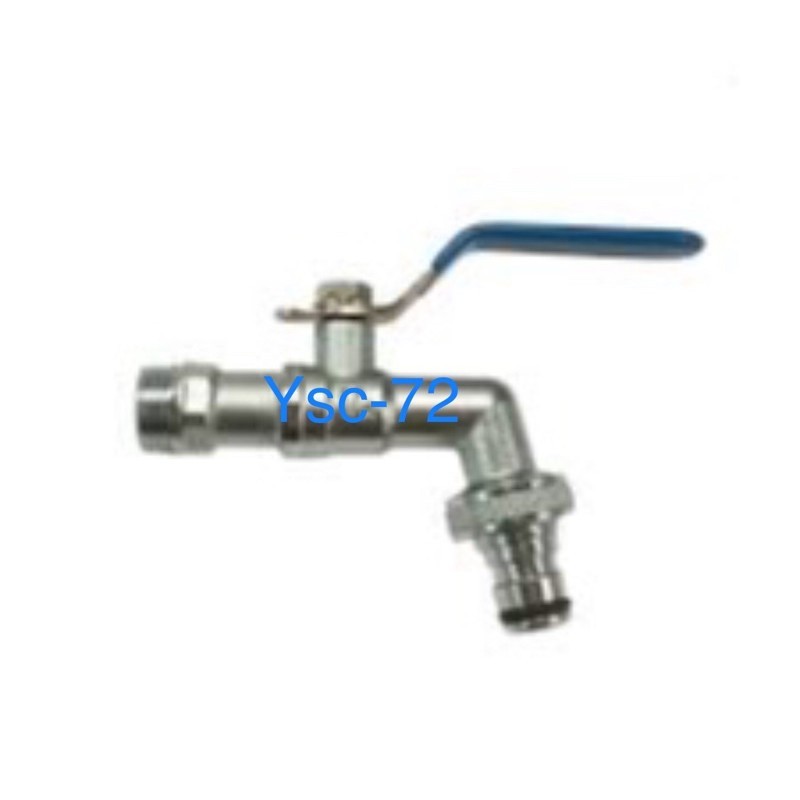 Ball Valve Bib Tap Wall Mounted Garden Tap / Washing Machine Tap / Ball