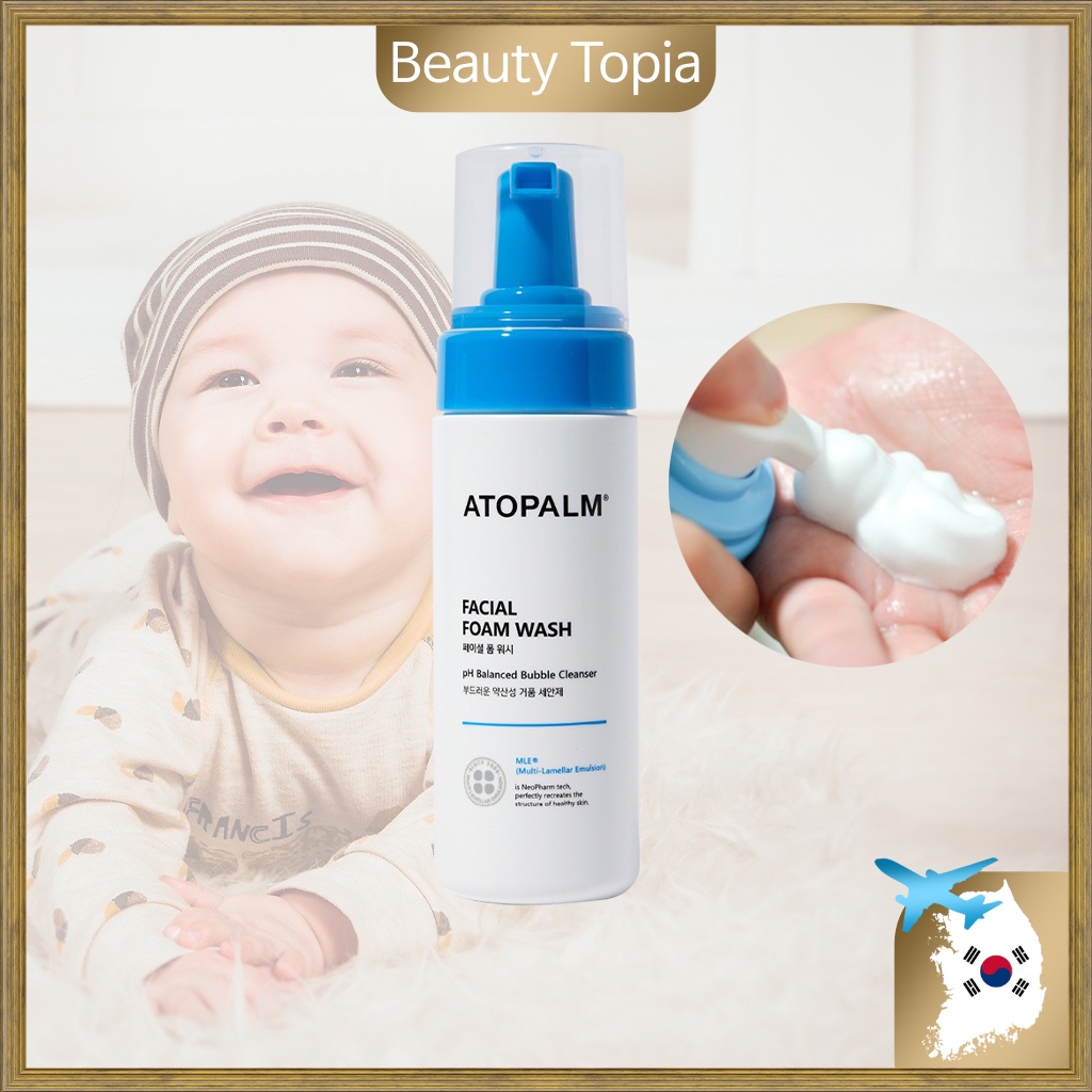 ATOPALM Facial Foam Wash 150ml cleanser for baby facial cleanser facial