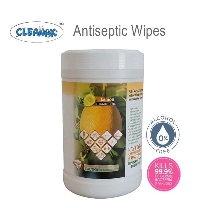 CLEANAX Wet Wipes Antiseptic Wipe Disinfection Hand Sanitizer Alcohol