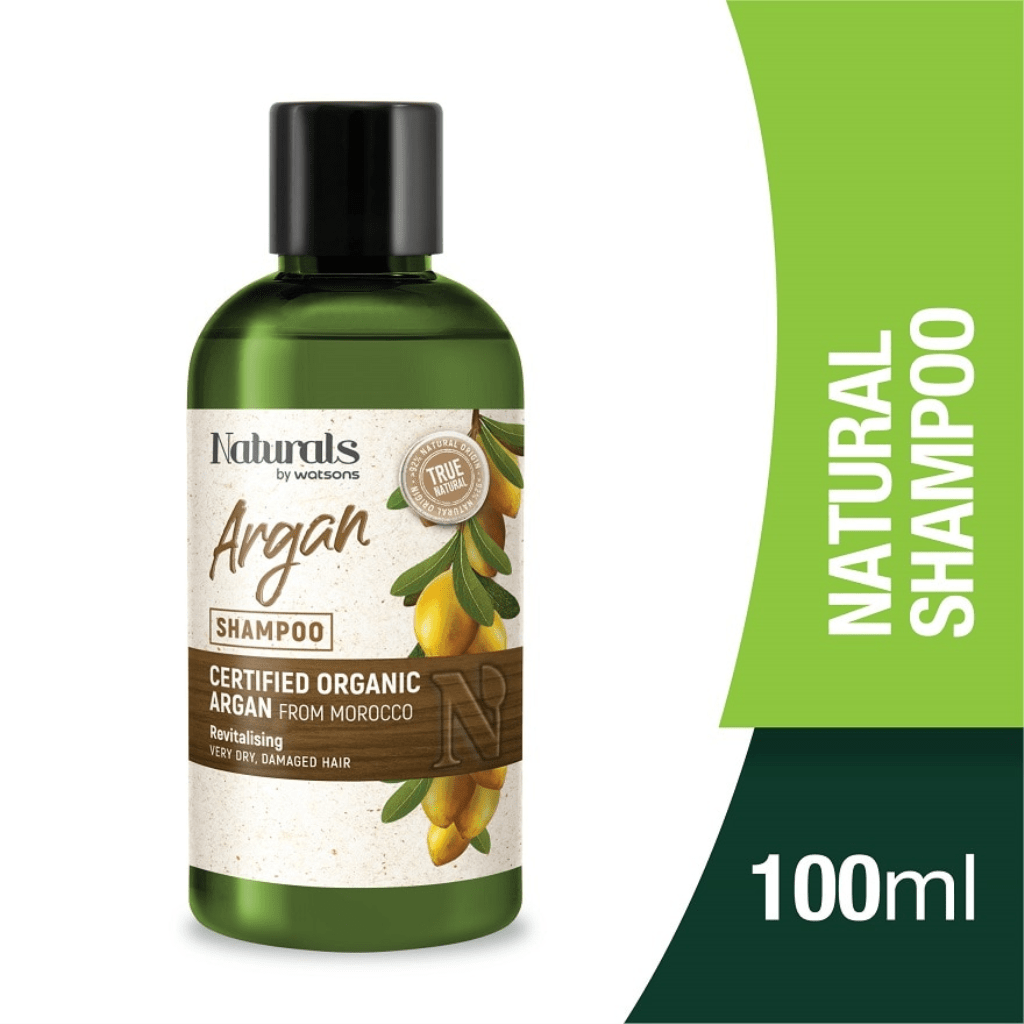 NATURALS BY WATSONS NATURALS BY WATSONS Argan Shampoo 100ml Shopee