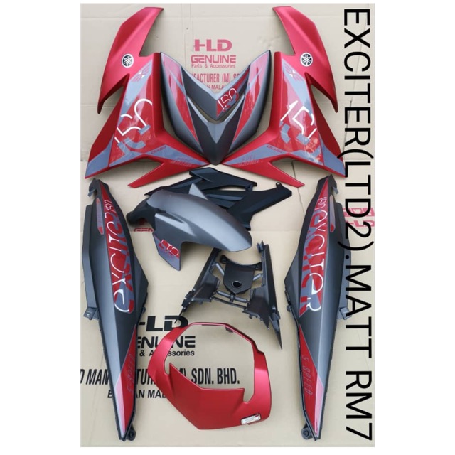 Bodyset Coverset Cover Set Y15 Y15ZR V1 EXCITER 150 EXCITER LTD2 LTD 2