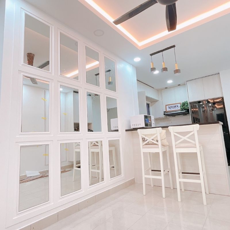 30cm x 56.5cm Grand Mirror Wainscoting ，Wall Decor, Wanscoting design