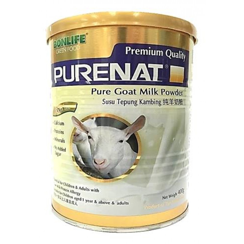 Purenat PREMIUM Pure Goat Milk Powder, 400g Shopee Malaysia