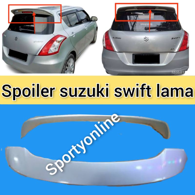 Roof Spoiler Suzuki Swift (AZA2L) 2017present 5door Hatchback PU