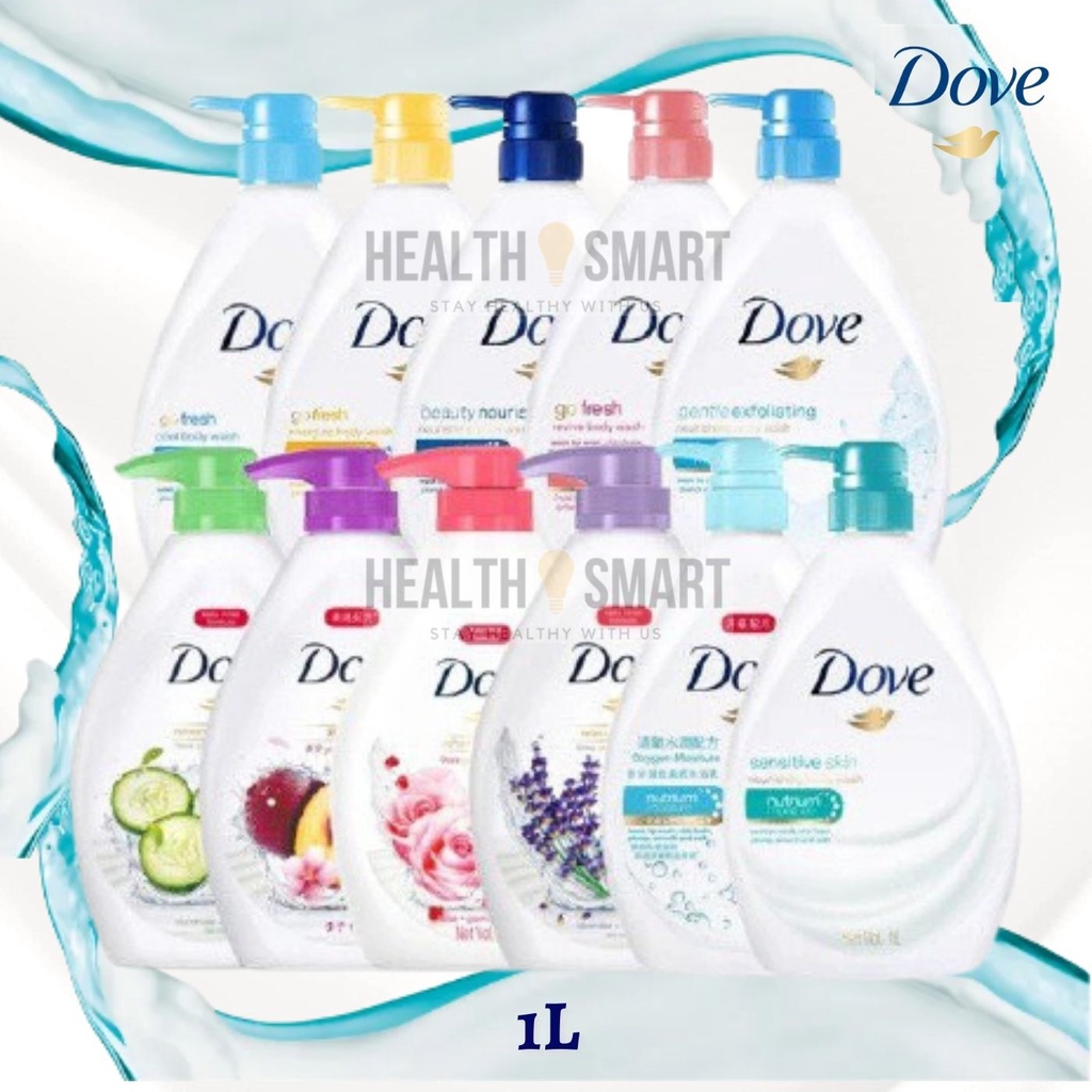Dove Shower Gel Body Wash 1L / Dove Deeply Nourishing Body Wash / Dove