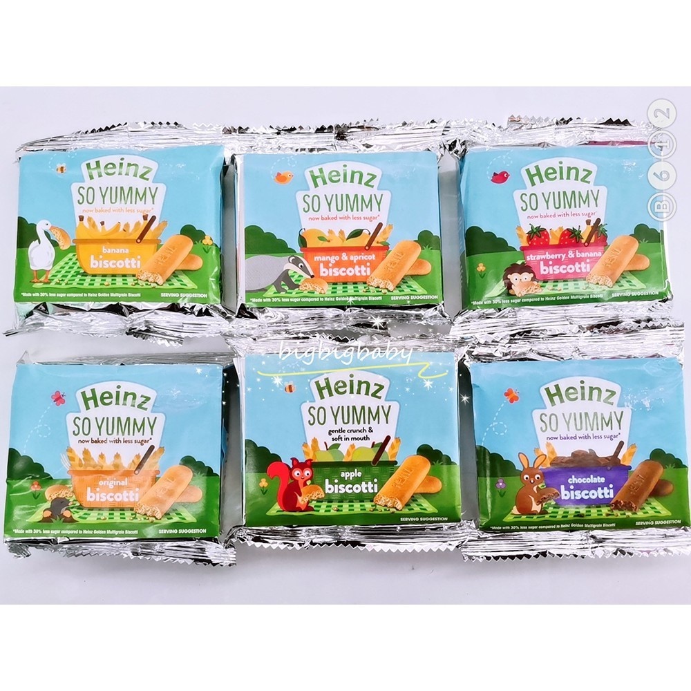 HEINZ BISCOTTI for 7m+ Above Baby Biscuit (60G) EXP 09/2023 & 06/2023