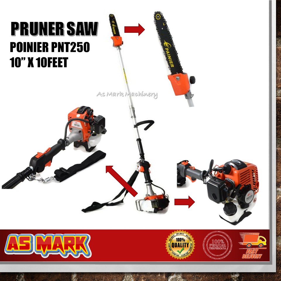 MESIN POTONG DAHAN PANIER PNT250 (10 kaki) 10 FEET LONG POLE PRUNER SAW/OGAWA GARDEN MULTITOOLS