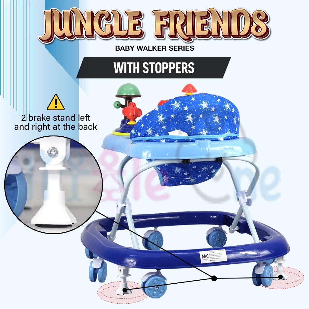 Baby Walker Little One walker baby murah with Play Toy And Music walker