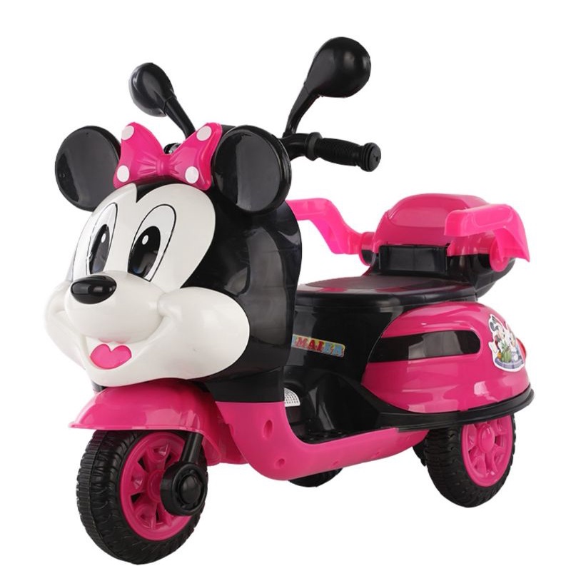 Minnie Mouse Electric Motorcycle Kid Ride on Superbike Children bike
