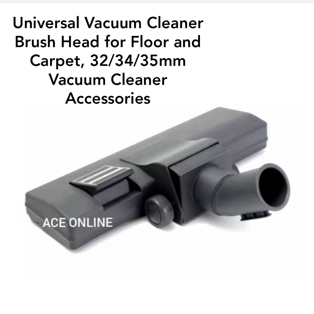Universal Vacuum Cleaner Brush Head for Floor and Carpet, 32/34/35mm