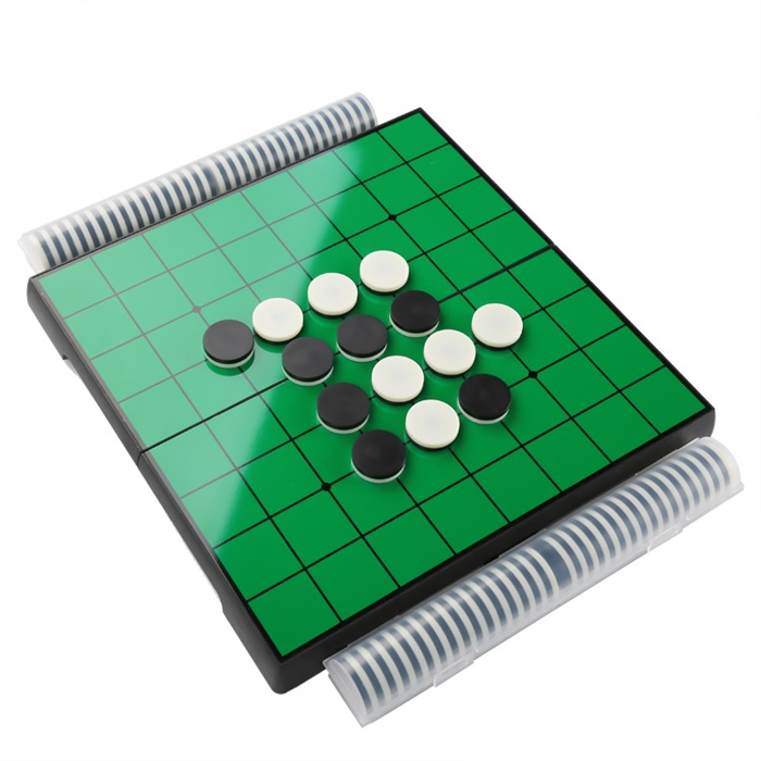 Reversi Chess Game Set with Folding Board 10 X 10 Inches
