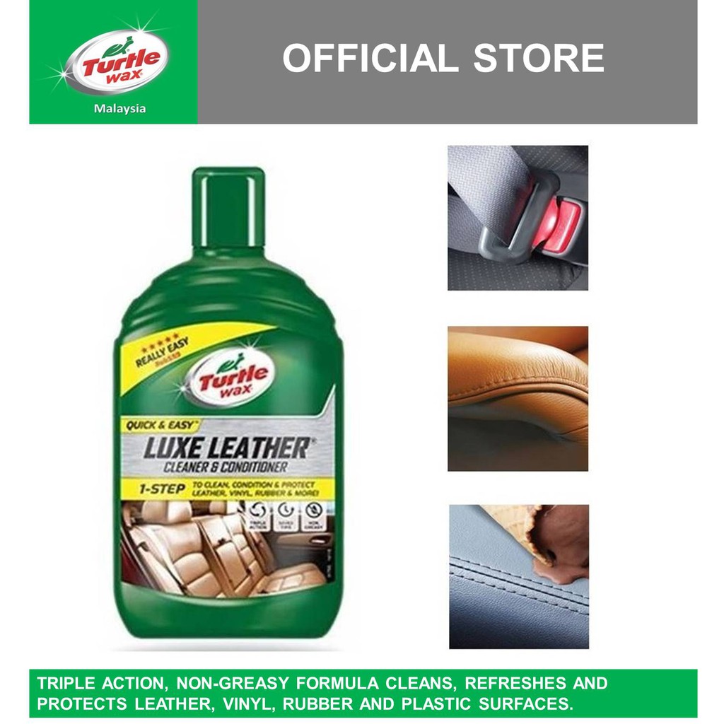 Turtle Wax Luxe Leather Cleaner & Conditioner T7631 Shopee Malaysia